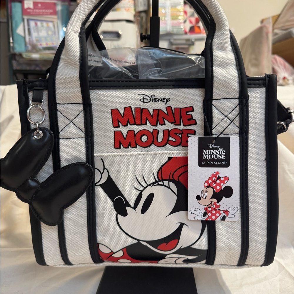 NWT Primark Disney Minnie Mouse White and Black Tote